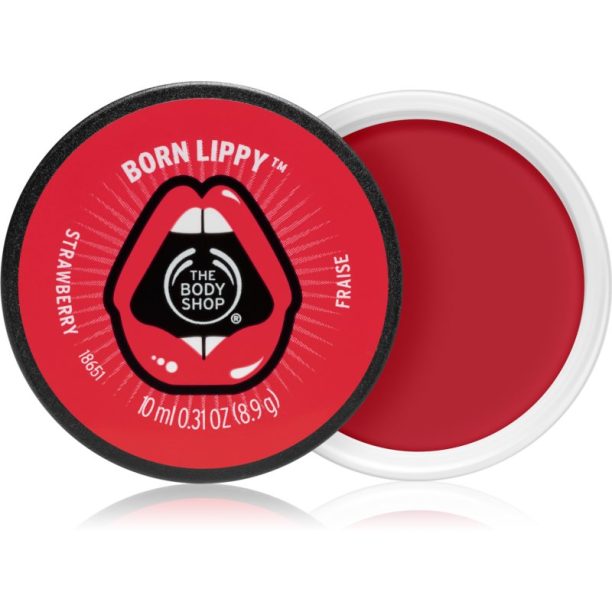 The Body Shop Born Lippy Strawberry балсам за устни 10 мл.