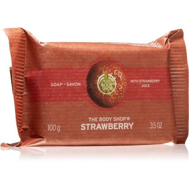 The Body Shop Strawberry естествен твърд сапун 100 гр.