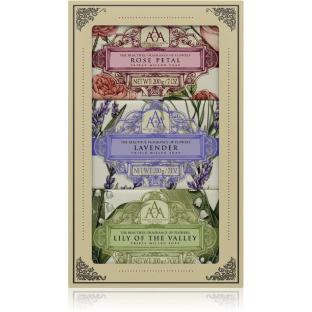 The Somerset Toiletry Co. Aromas Artesanales de Antigua Scented Soaps комплект твърди сапуни