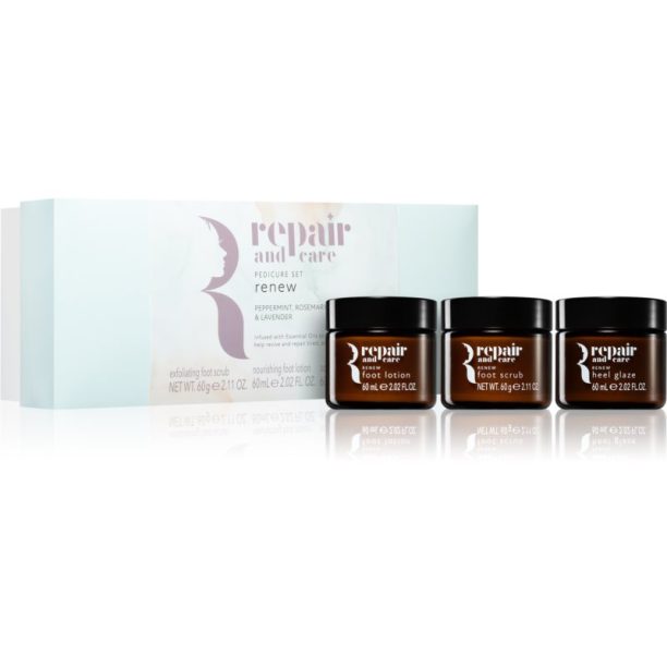 The Somerset Toiletry Co. Repair and Care Pedicure Set Renew подаръчен комплект Peppermint