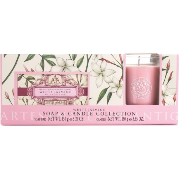 The Somerset Toiletry Co. Soap & Candle Collection подаръчен комплект White Jasmine