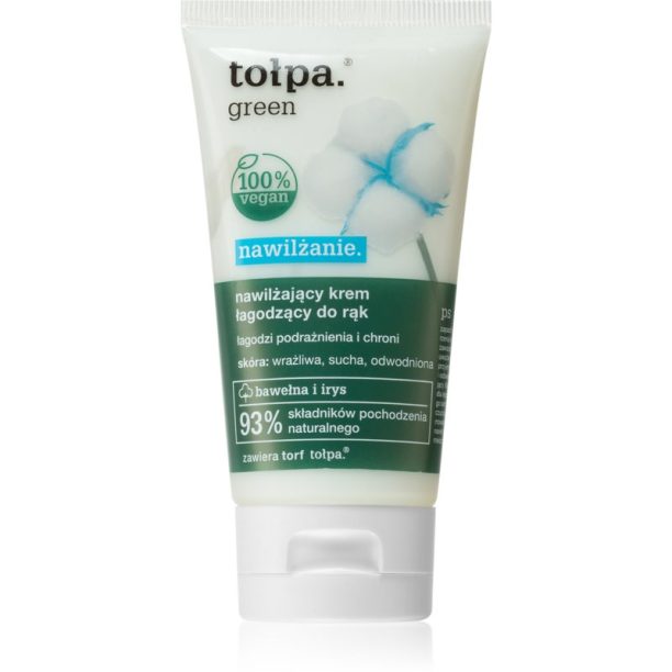 Tołpa Green Moisturizing успокояващ крем за ръце с хидратиращ ефект 75 мл.