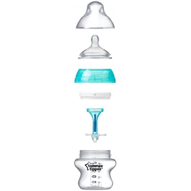 Tommee Tippee Closer To Nature Advanced бебешко шише ДУО ОПАКОВКА против колики 0m+ 2x150 бр. на ниска цена