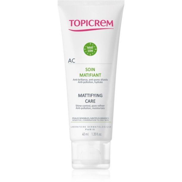 Topicrem AC Mattifying Care лек матиращ крем за лице 40 мл.