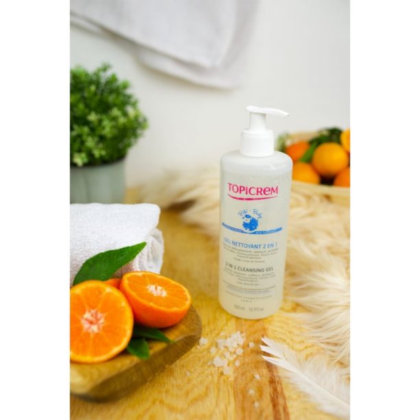 Topicrem BABY My 1st Cleansing Gel 2in1 миещ гел за тяло и коса за деца от раждането им 500 мл. на ниска цена