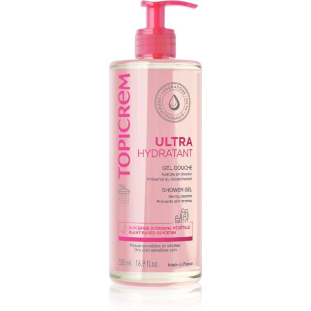 Topicrem UH BODY Gentle Cleansing Gel нежен измиващ гел за лице