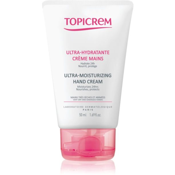 Topicrem UH BODY Ultra-Moisturizing Hand Cream хидратиращ крем за суха и напукана кожа на ръцете 50 мл.