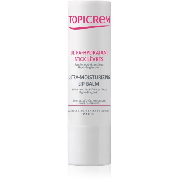 Topicrem UH FACE Ultra-Moisturizing Lip Balm хидратиращ балсам за устни за сухи устни 5 гр.