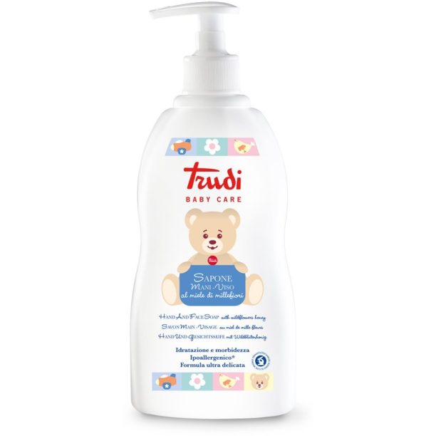 Trudi Baby Care нежен детски сапун с цветен мед за тяло и лице 500 мл.