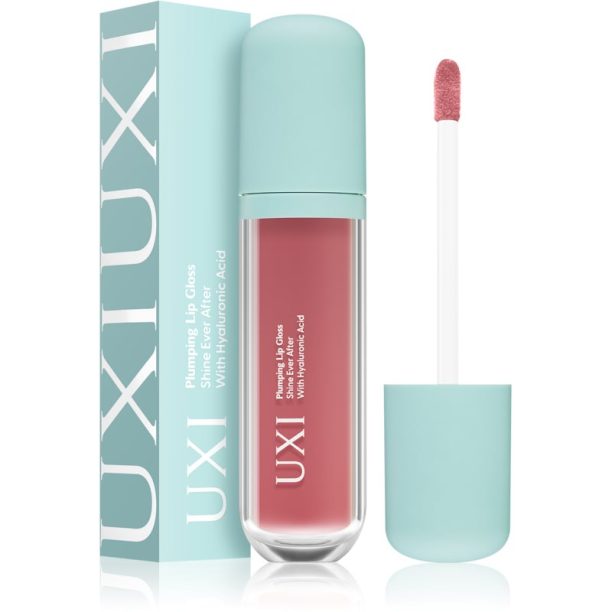 UXI BEAUTY Plumping Lip Gloss блясък за устни за по-голям обем с хиалуронова киселина Rose pink 5 мл. на ниска цена