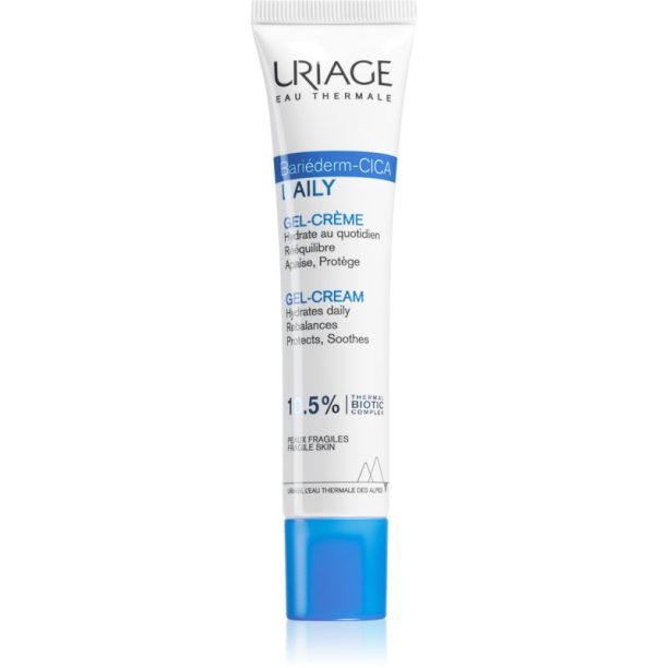 Uriage Bariéderm Cica Daily Gel-Cream хидратиращ гел крем за отслабена кожа 40 мл. на ниска цена