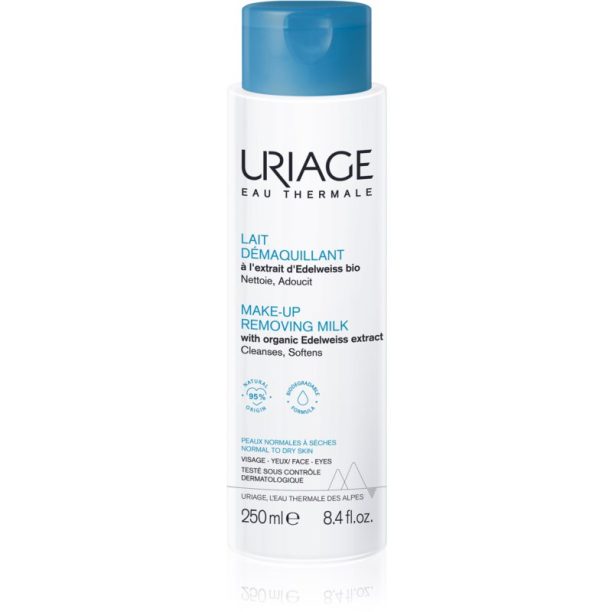 Uriage Eau Thermale Cleansing Mik нежен лосион за почистване на грим за лице и очи 250 мл. на ниска цена