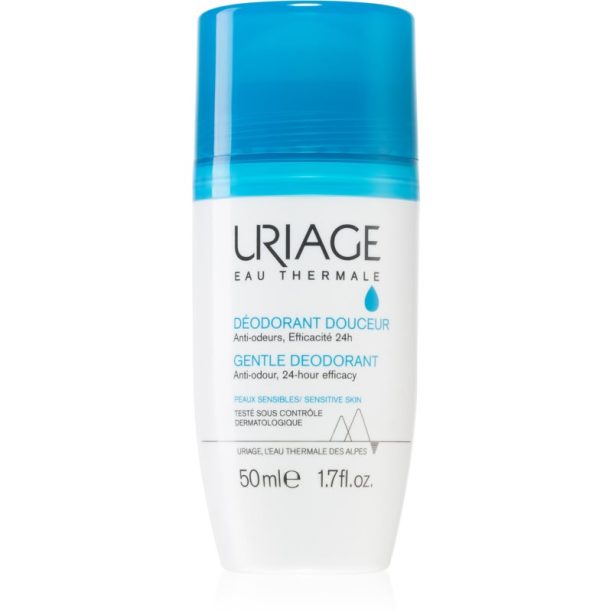 Uriage Hygiène Gentle Deodorant нежен дезодорант рол-он без съдържание на алуминий 50 мл.