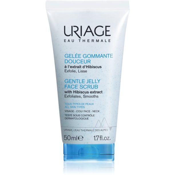 Uriage Hygiène Gentle Jelly Face Scrub нежен пилинг на кожата 50 мл.