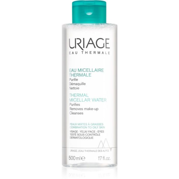 Uriage Hygiène Thermal Micellar Water - Combination to Oily Skin мицеларна почистваща вода за смесена и мазна кожа 500 мл.