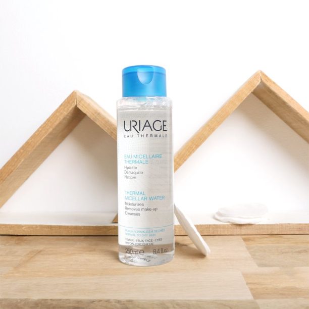 Uriage Hygiène Thermal Micellar Water - Normal to Dry Skin мицеларна почистваща вода за нормална към суха кожа 250 мл. на ниска цена