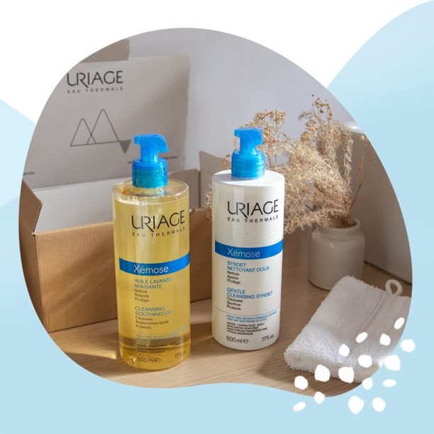 Uriage Xémose Gentle Cleansing Syndet нежно почистващ гел крем за суха към атопична кожа 500 мл. на ниска цена