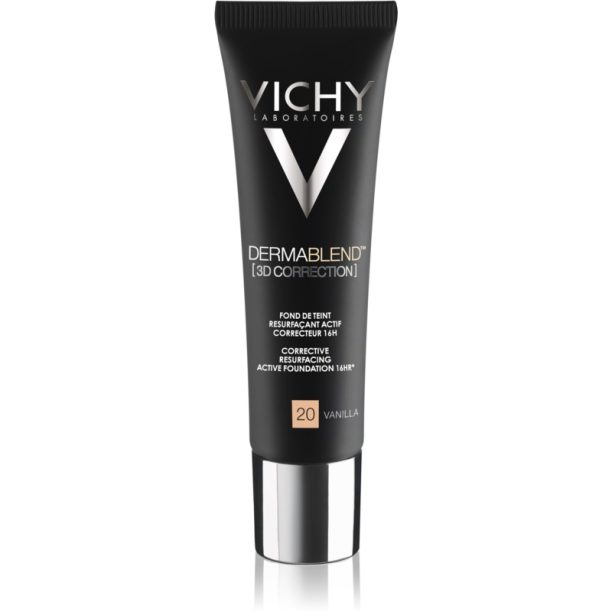 Vichy Dermablend 3D Correction коригиращ изглаждащ фон фьо тен SPF 25 цвят 20 Vanilla 30 мл. на ниска цена