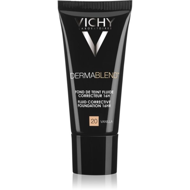 Vichy Dermablend коригиращ фон дьо тен с UV фактор цвят 20 Vanilla 30 мл. на ниска цена