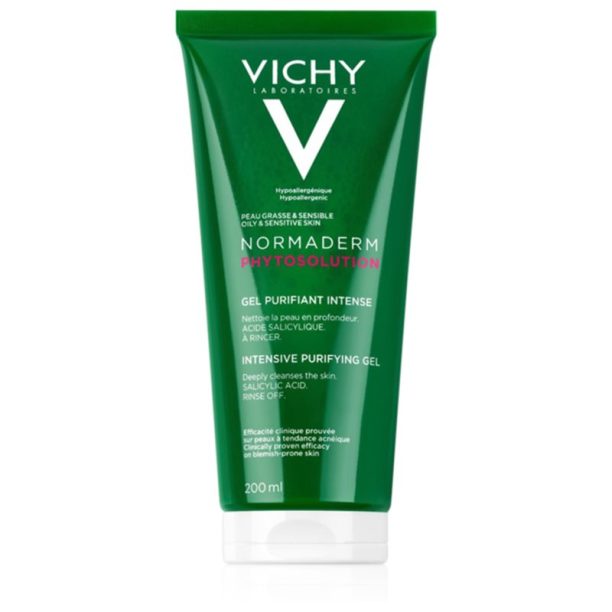 Vichy Normaderm Phytosolution дълбоко почистващ гел против несъвършенствата на акнозна кожа 200 мл. на ниска цена