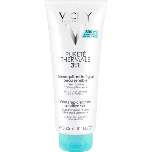 Vichy Pureté Thermale емулсия за почистване на грим 3 в 1 300 мл.