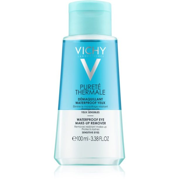 Vichy Pureté Thermale лосион за почистване на грим с две съставки за чувствителни очи 100 мл. на ниска цена