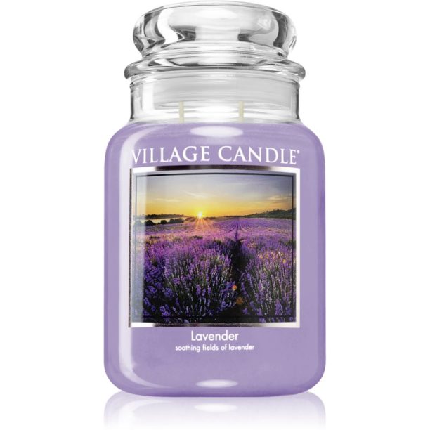 Village Candle Lavender ароматна свещ 602 гр.