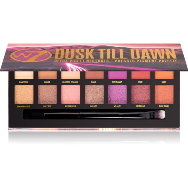 W7 Cosmetics Dusk Till Dawn палитра от сенки за очи 15 гр.