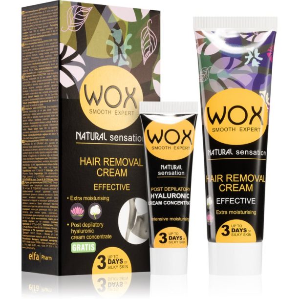 WOX Natural Sensation депилиращ крем за тяло 100 мл.