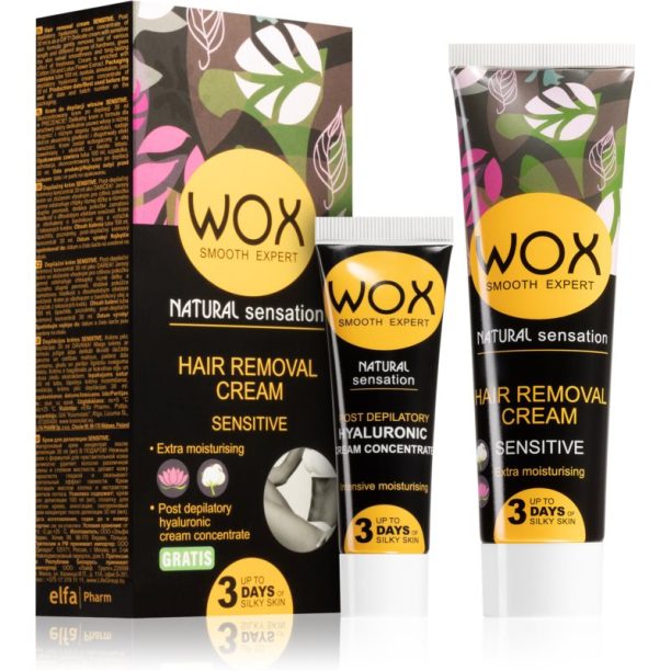 WOX Natural Sensation крем за депилация  за чувствителна кожа 100 мл.