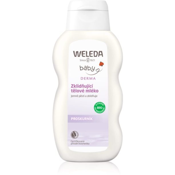 Weleda Baby Derma успокояващ лосион за тяло за деца 200 мл.