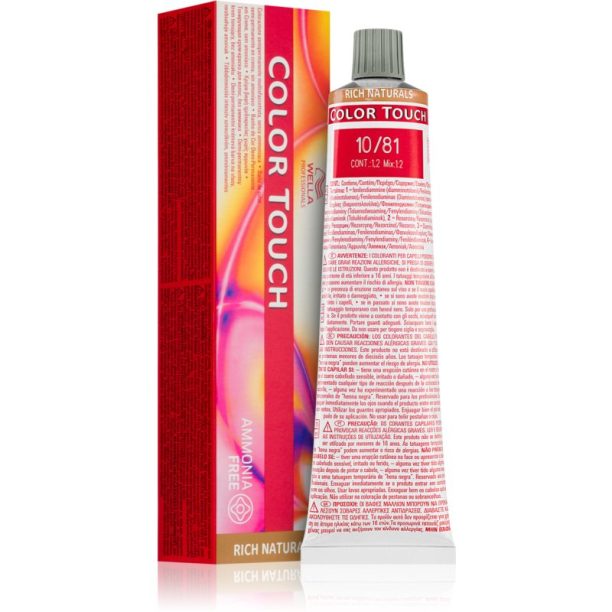 Wella Professionals Color Touch Rich Naturals боя за коса цвят 10/81  60 мл. на ниска цена