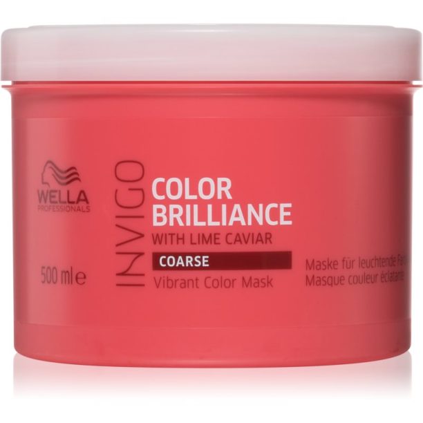 Wella Professionals Invigo Color Brilliance маска за гъста боядисана коса 500 мл.