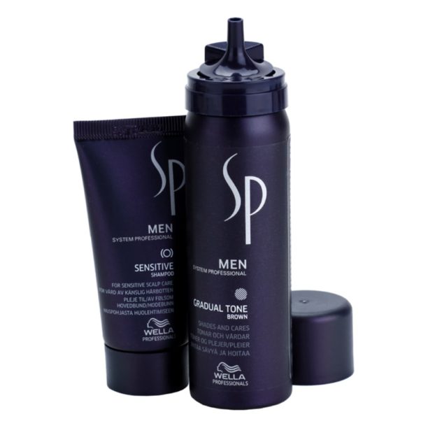 Wella Professionals SP Men комплект Brown (за сива коса ) за мъже купи на топ цена