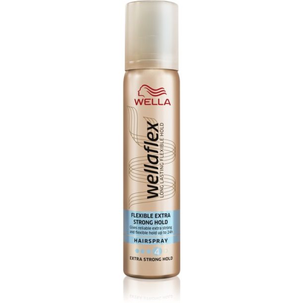 Wella Wellaflex Flexible Extra Strong лак за коса със силна фиксация 75 мл.