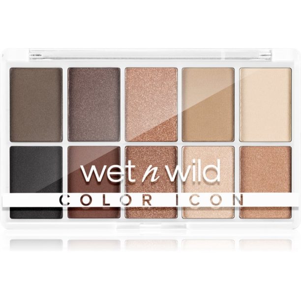 Wet n Wild Color Icon 10-Pan палитра сенки за очи цвят Nude Awakening 12 гр.