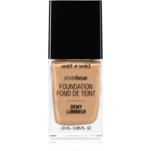 Wet n Wild Photo Focus лек хидратиращ фон дьо тен за озаряване на лицето цвят Golden Beige 28 мл.