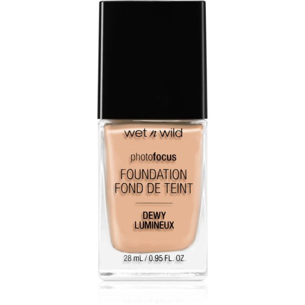 Wet n Wild Photo Focus лек хидратиращ фон дьо тен за озаряване на лицето цвят Nude Ivory 28 мл.