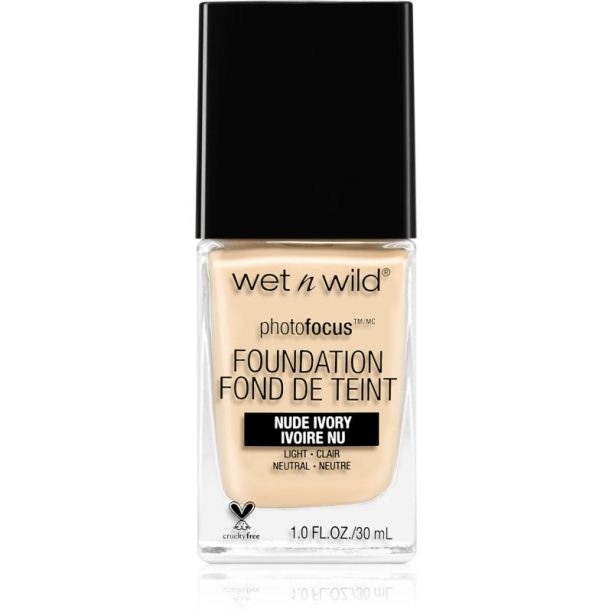 Wet n Wild Photo Focus матиращ флуид фон дьо тен цвят Nude Ivory 30 мл.