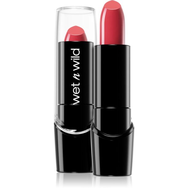 Wet n Wild Silk Finish сатенено червило цвят Hot Paris Pink 3.6 гр.