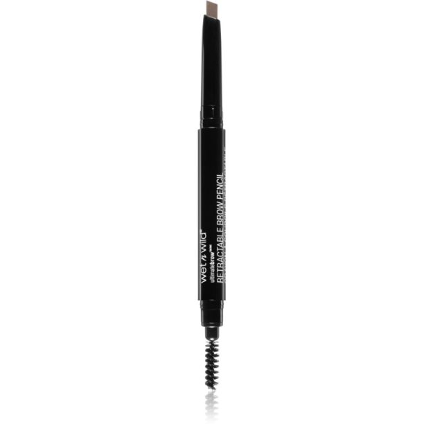 Wet n Wild Ultimate Brow двустранен молив за вежди с четка цвят Medium Brown 0.2 гр.