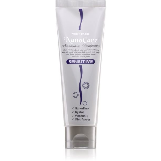 White Pearl NanoCare Sensitive паста за зъби за чувствителни зъби 100 гр.