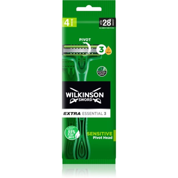 Wilkinson Sword Extra 3 Sensitive самобръсначки за еднократна употреба 4 бр.