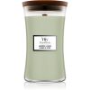 Woodwick Lavender & Cedar ароматна свещ с дървен фитил 610 гр.