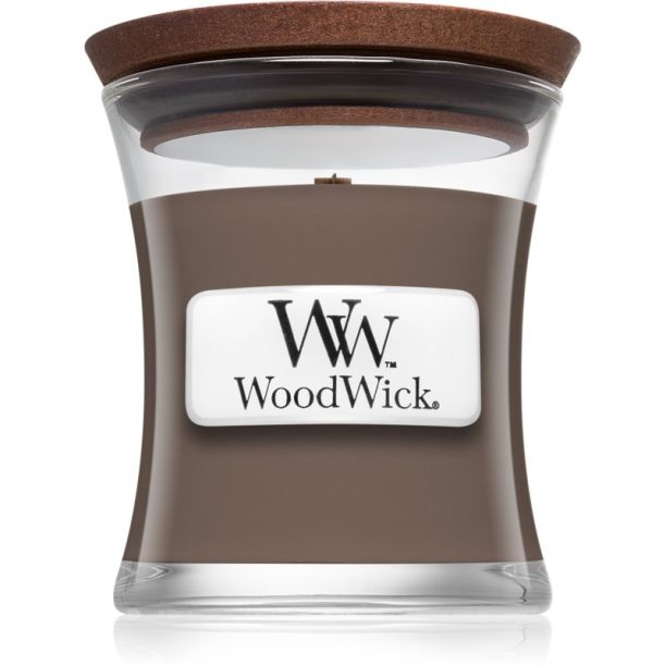 Woodwick Sand & Driftwood ароматна свещ с дървен фитил 85 гр.