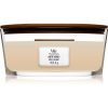 Woodwick White Honey ароматна свещ  с дървен фитил (hearthwick) 453 гр.