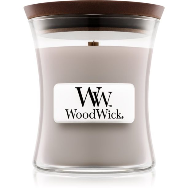 Woodwick Wood Smoke ароматна свещ  с дървен фитил 85 гр.