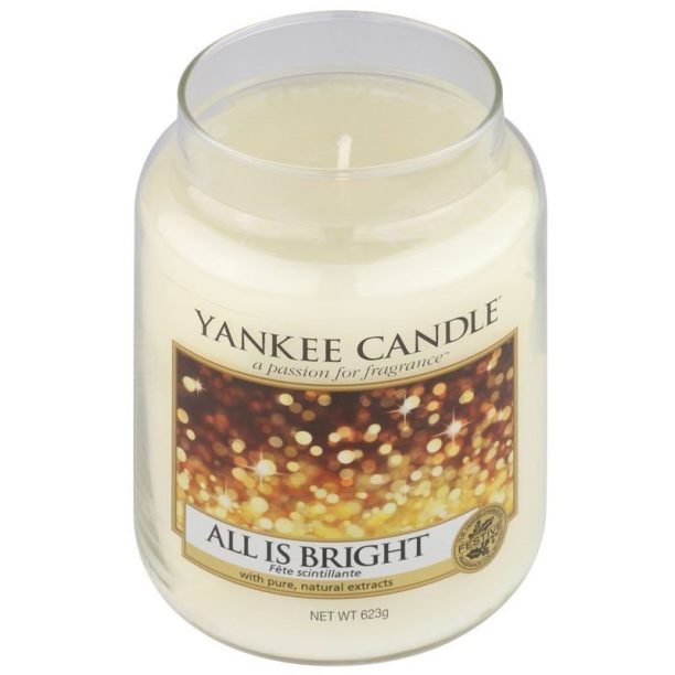 All is Bright Yankee Candle All is Bright ароматна свещ Classic средна 623 гр.