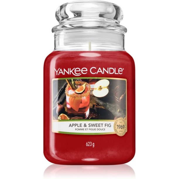 Yankee Candle Apple & Sweet Fig ароматна свещ 623 гр.