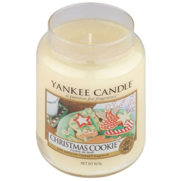 Christmas Cookie Yankee Candle Christmas Cookie ароматна свещ Classic средна 623 гр.